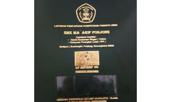 Hari ini Penerimaan Raport semester ganjil 2020/2021